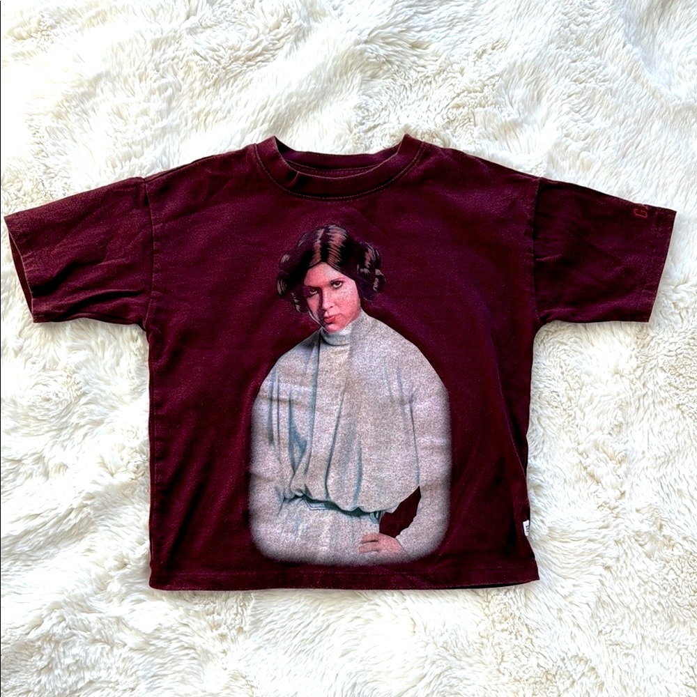 Princess Leah Star Wars Short Sleeve Tee with Vintage Graphic GAP KIDS